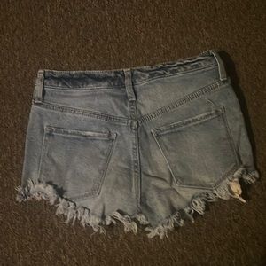 Size 4 Jean shorts. High rise. Mossimo